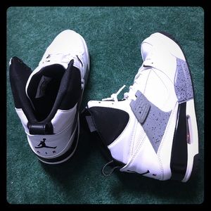 Jordan Flight 45 High, white/cement. Men’s 9.5